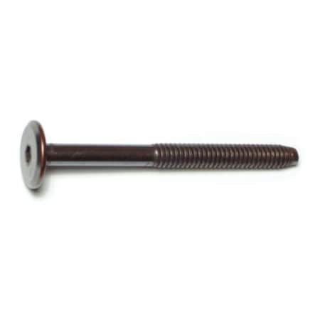 Midwest Fastener Binding Screw, 1/4"-20, Steel, Bronze, 8 PK 68648